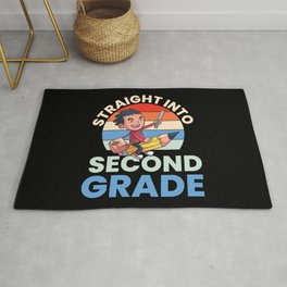 Straight Into Second Grade Area & Throw Rug