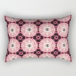 Pink Tiles, Cherry Blossoms Rectangular Pillow