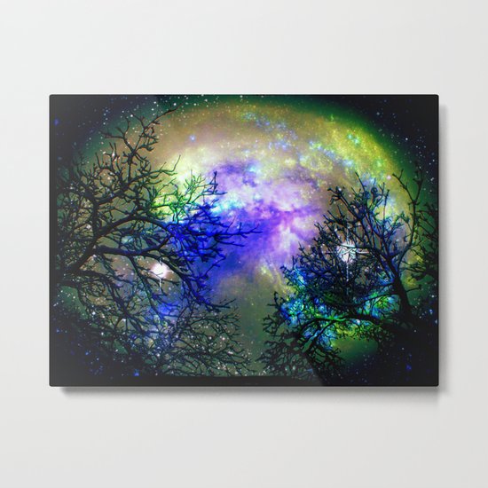 Stars Through The Trees Metal Print