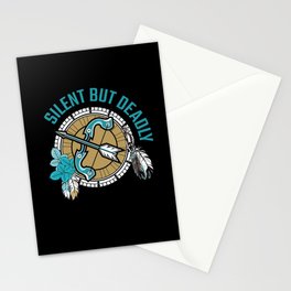 Crossbow Silent But Deadly Archery Stationery Card