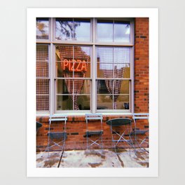 Pizza Parlor Art Print