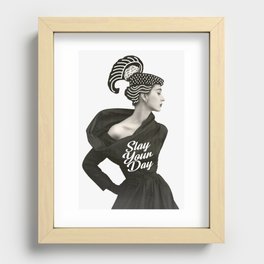 Slay Your Day Recessed Framed Print