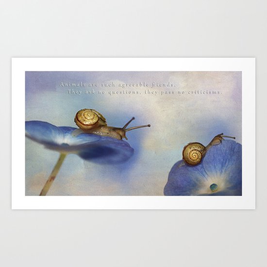 Snails Art Print