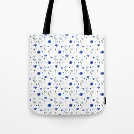 Cornflower and daisy. Tote Bag