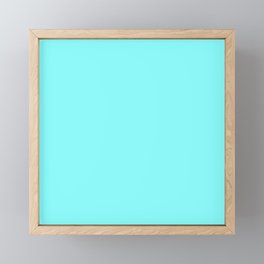 Aqua Framed Mini Art Print