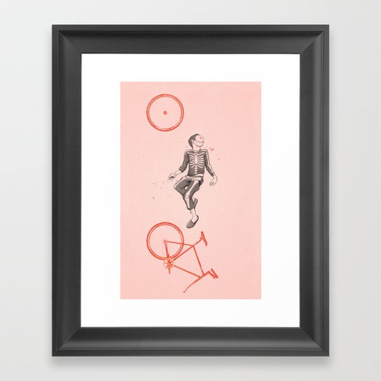 "Dude, wake up..." Framed Art Print