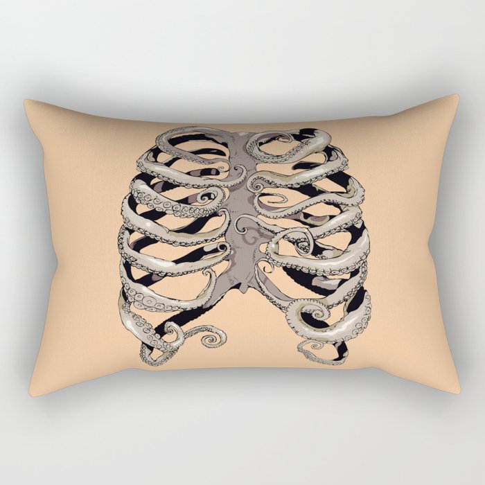 Your Rib is an Octopus Rectangular Pillow
