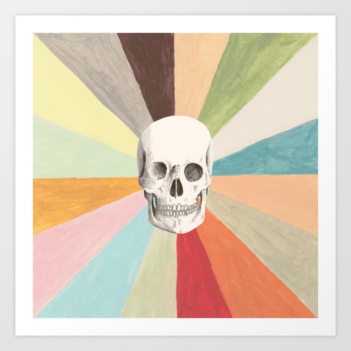 Skull is Cool Art Print