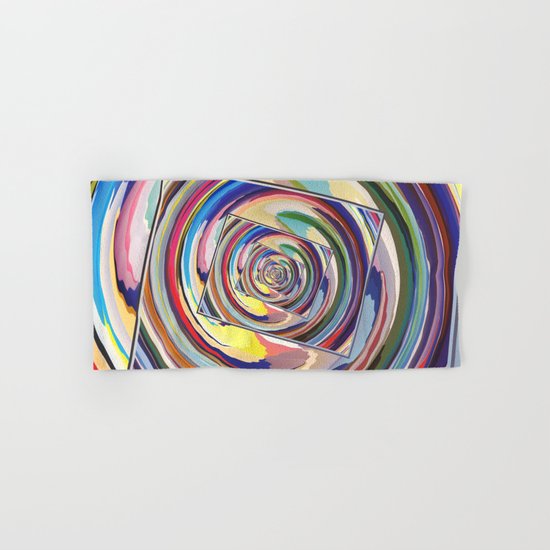 Spinning Colors Abstract Hand & Bath Towel