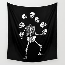 Circus of Skeleton Wall Tapestry