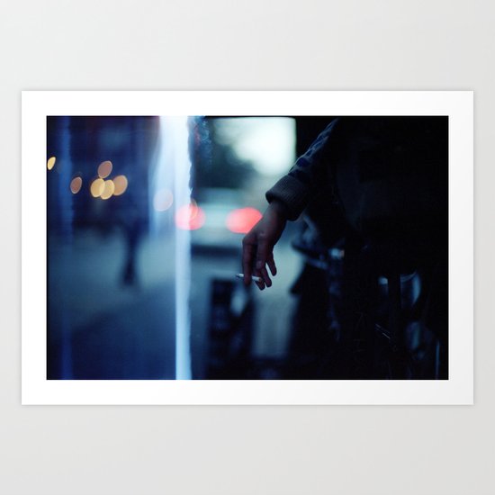 Smoking Leak Art Print