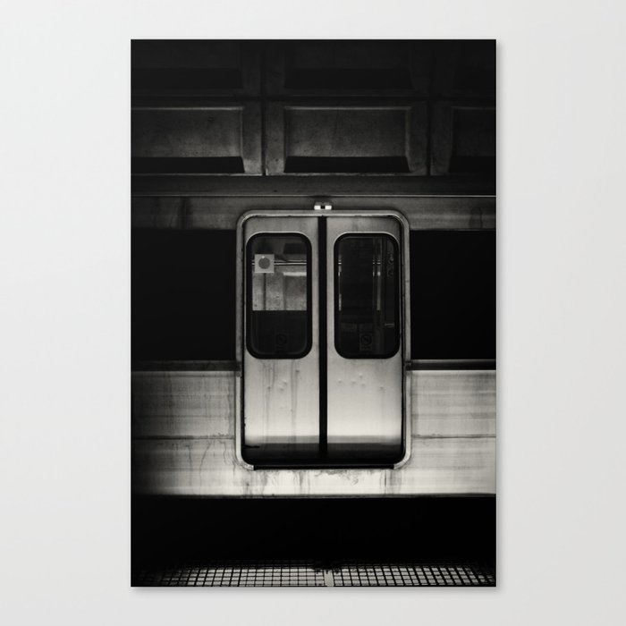 Metro Opens Doors Canvas Print By Stephenevans