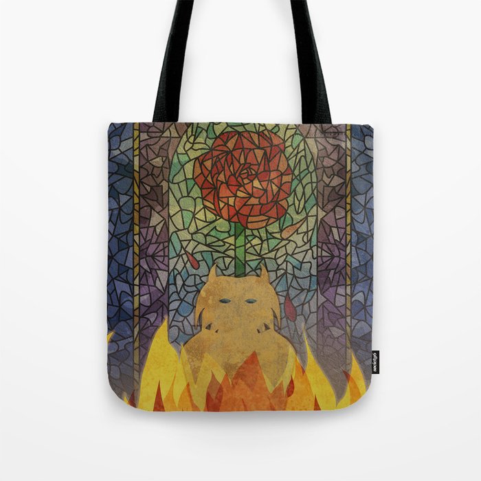 beauty and the beast tote bag