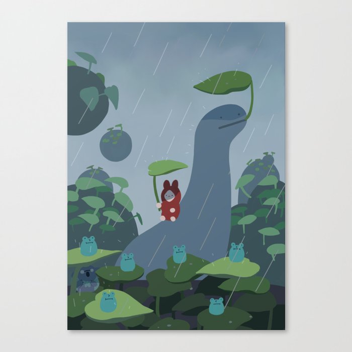 Rainy day Canvas Print