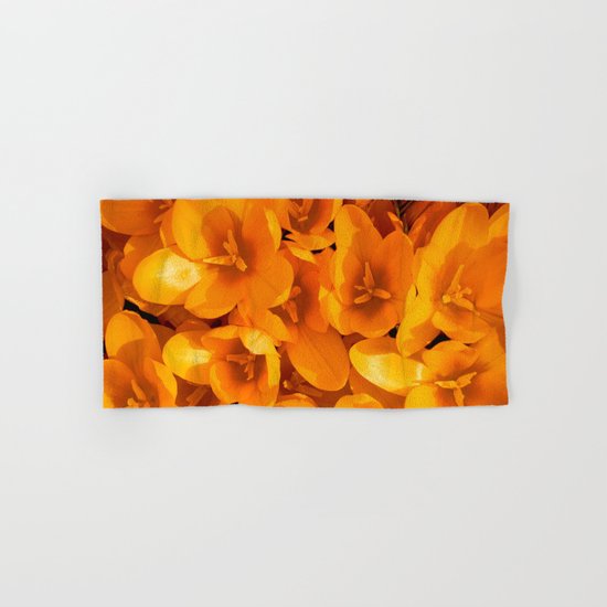Gold in the garden Hand & Bath Towel