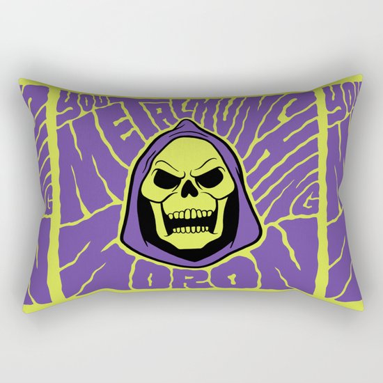 Metal Muncher Rectangular Pillow