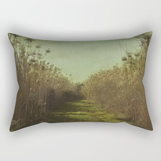 The path into the unknown Rectangular Pillow