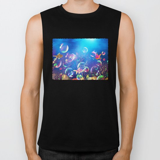 Ocean Life Biker Tank