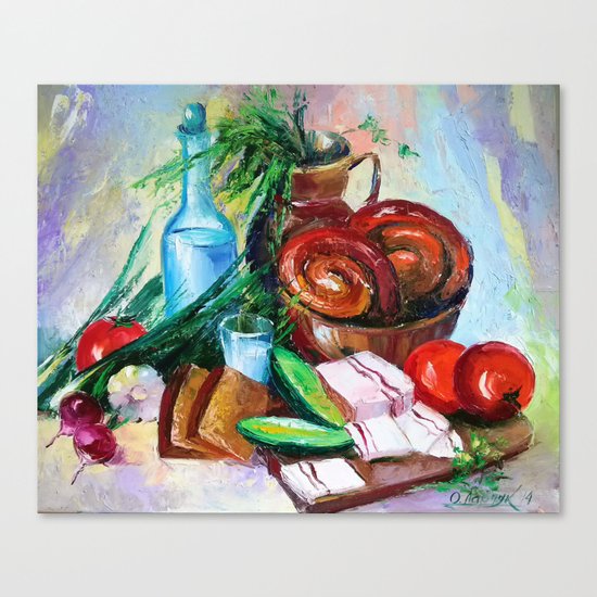 National still life Canvas Print