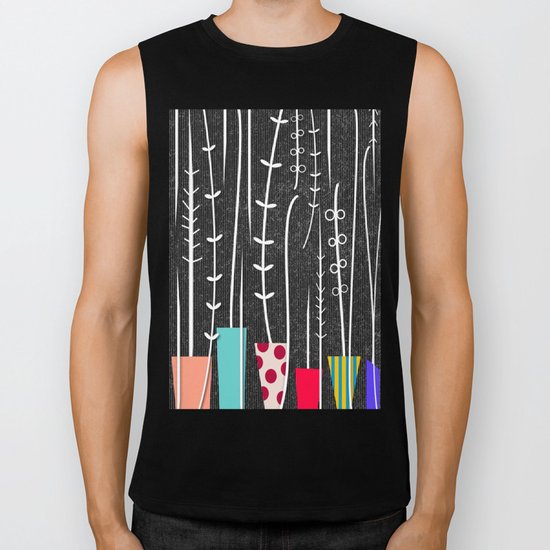 Wild Plants Biker Tank