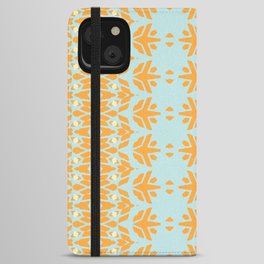 Modern Nordic Pattern Artwork 01 Color 03 iPhone Wallet Case