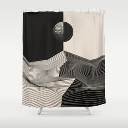 Moon/Mountain Shower Curtain