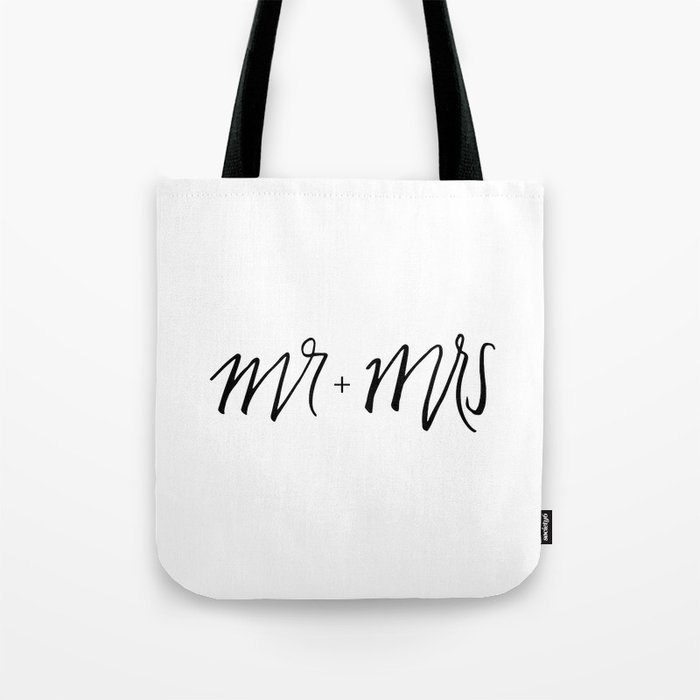 Mr + Mrs Tote Bag