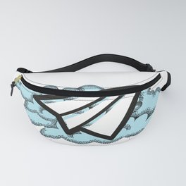 Paperplane in Clouds Fanny Pack