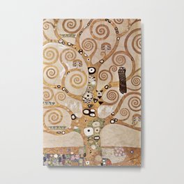 Gustav Klimt - Lebensbaum Metal Print | Entwurf, Lebensbaum, Painting, Cardboard, Wandfries, Gustavklimt, Palaisstoclet 