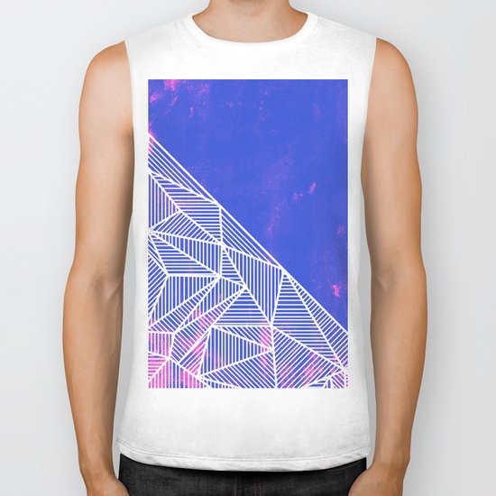 B Rays Geo Punk Biker Tank