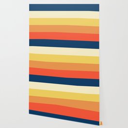 Yoshikatsu - Colorful 70s Retro Stripes Wallpaper