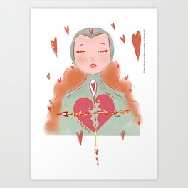 Love Art Print | Digital, Illustration, Love 