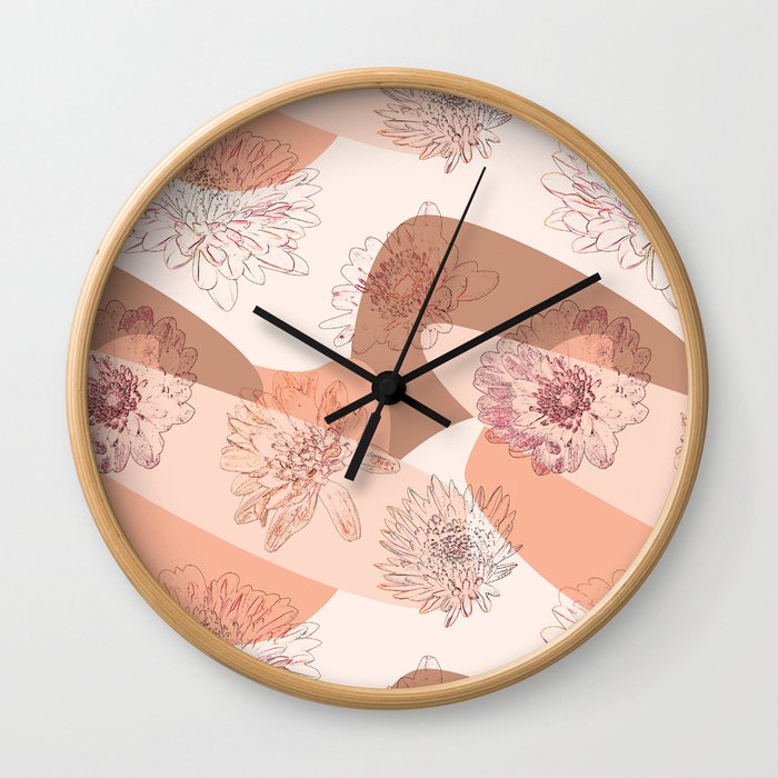 Jentacular Dahlia Wall Clock