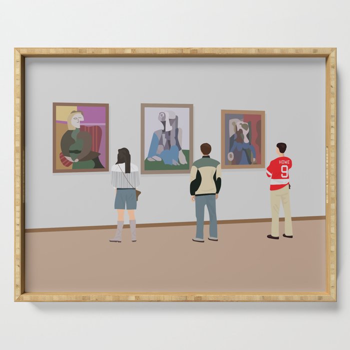 Ferris Bueller at Art Institute Serving Tray