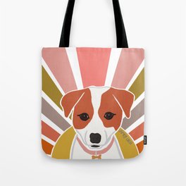 Jack Russell Terrier Sun Rays -  Tote Bag