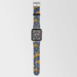 Tigers (Navy Blue and Marigold) Apple Watch Band