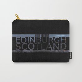 Edinburgh Calton Hill Text Carry-All Pouch