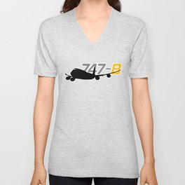 747-8 version  2.0 V Neck T Shirt