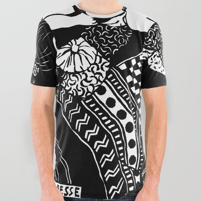 La Paresse by Vallotton All Over Graphic Tee