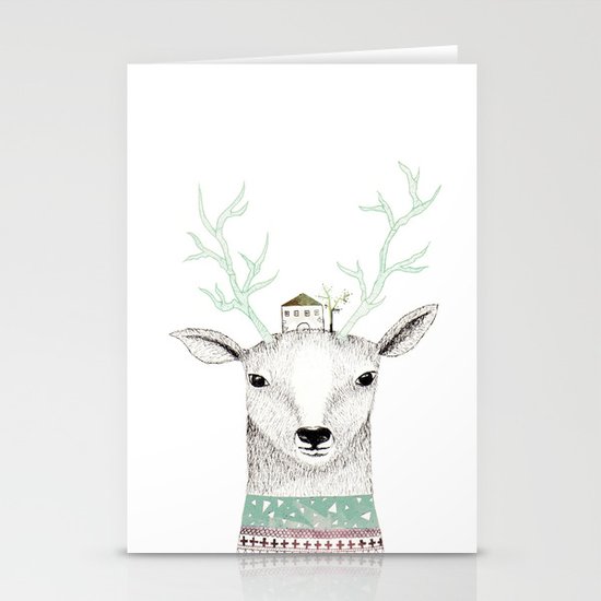 Mr. Deer Stationery Cards