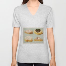 Decorated French Cakes Gateaux, Pastry, petit fours - T. Percy Lewis & A. G. Bromley Poster V Neck T Shirt