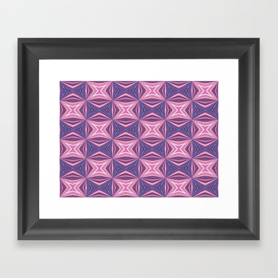 Pink Pattern Framed Art Print