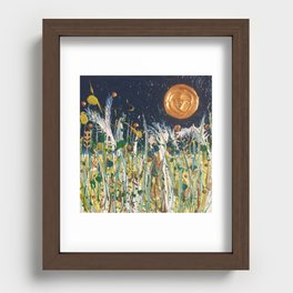 Harvest moon Recessed Framed Print