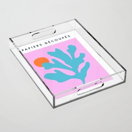 Matisse Poster 1. Leaf & Sun cut-outs Acrylic Tray