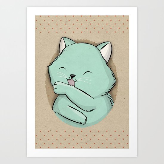 Cat Art Print