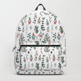 Gnome Pine Pattern Backpack