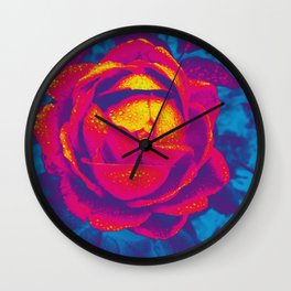 Rose artwork Wall Clock