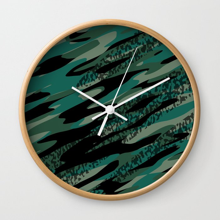 Turqjag Camo Wall Clock
