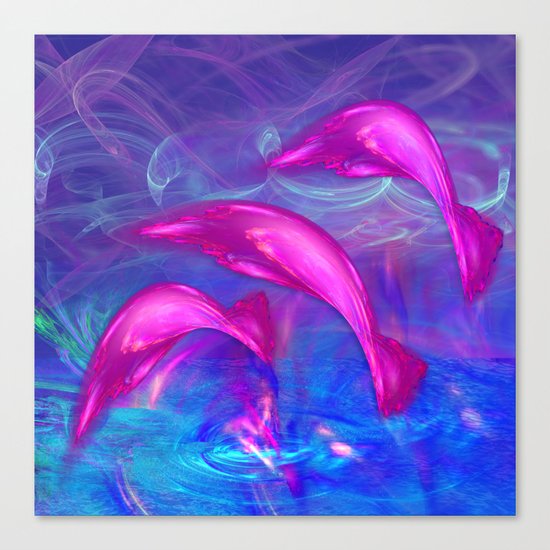 Dolphin Fantasy 2 Canvas Print