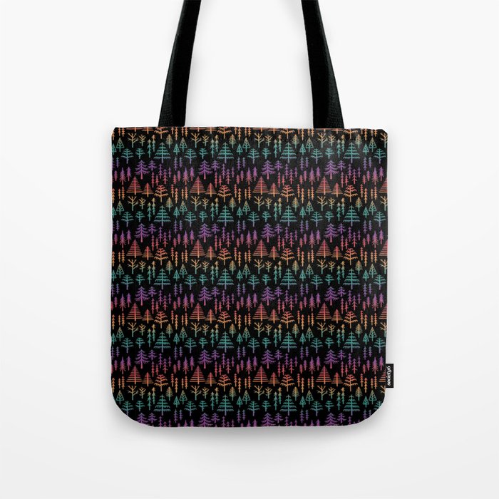 Trees for the Forest in Rainbow Gradient Tote Bag